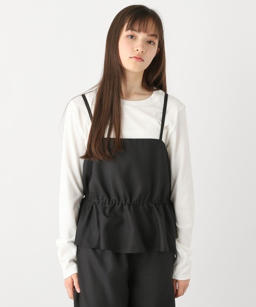 GLOBAL WORK（グローバルワーク）の「3SETビスチェセットアップ/996538（セットアップ・キッズ・ブラック/ブルー・120cm/130cm/140cm/150cm/160cm/170cm）」の5枚目の写真