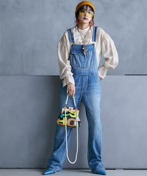 GEVS.（ジェイヴィス）の「＜大きいサイズ＞ フリルシアーブラウス GEVS.（シャツ/ブラウス・レディース・グレー/ベージュ・L/LL/3L/4L/5L）」の17枚目の写真