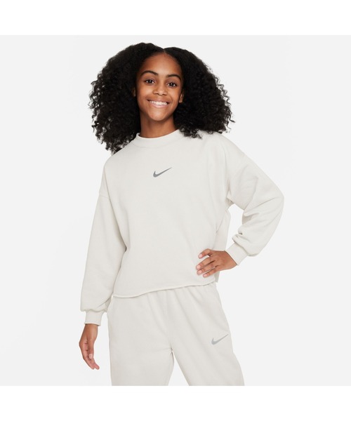 NIKE(ナイキ)の「【別注】ナイキ NIKE ナイキ YTH NSW DF フリース L/S クルー ダンス 限定コラボ(パーカー・キッズ・オリーブ/ライトベージュ/ブラック・130cm/140cm/150cm/160cm)」の10枚目の写真