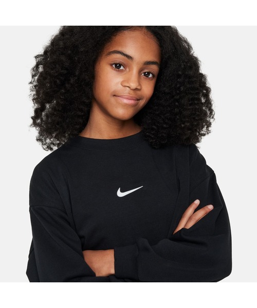 NIKE(ナイキ)の「【別注】ナイキ NIKE ナイキ YTH NSW DF フリース L/S クルー ダンス 限定コラボ(パーカー・キッズ・オリーブ/ライトベージュ/ブラック・130cm/140cm/150cm/160cm)」の11枚目の写真