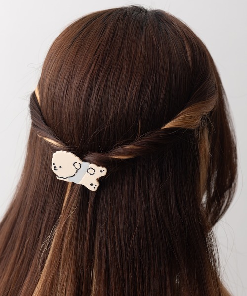 コンプレックスビズ　シュシュ・バレッタ・クリップ3点セット セール】大きめ ヘアクリップ 3点セット 色々デザインアソート