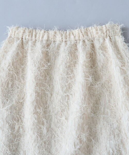 coen（コーエン）の「カットジャガードナロースカート（スカート・レディース・オフホワイト/ブラック・M/L）」の10枚目の写真