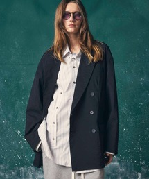 《UNISEX》【LIMITED EDITION】Prime-Over Peaked Lapel Double Tailored Jacket/プライムオーバーピークドラペルダブルテーラードジャケット【MAISON SPECIAL/メゾンスペシャル】■セットアップ対応■