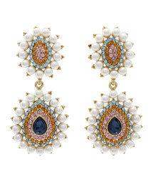 ROSE BUD | (RF JEWELRY)ZE01672 JEWEL/PEARL EARRING[結婚式＆パーティー](ピアス（両耳用）)