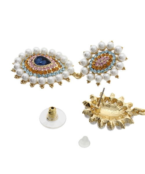 ROSE BUD（ローズバッド）の「(RF JEWELRY)ZE01672 JEWEL/PEARL EARRING[結婚式＆パーティー]（ピアス（両耳用）・レディース・ホワイト系その他・ONE SIZE）」の2枚目の写真