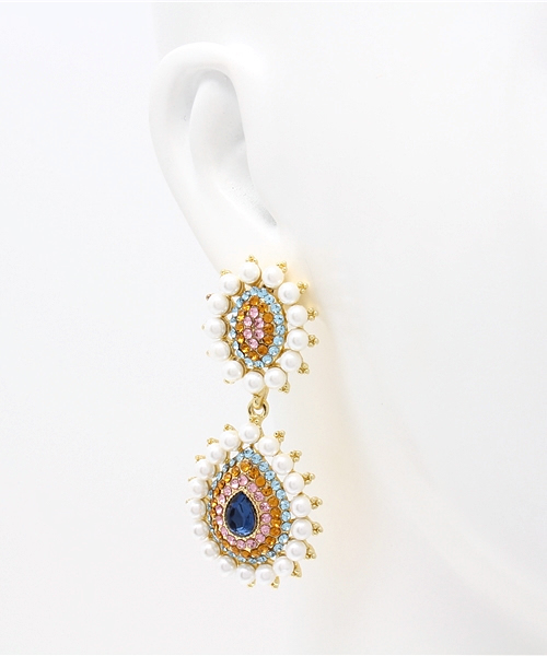 ROSE BUD（ローズバッド）の「(RF JEWELRY)ZE01672 JEWEL/PEARL EARRING[結婚式＆パーティー]（ピアス（両耳用）・レディース・ホワイト系その他・ONE SIZE）」の3枚目の写真