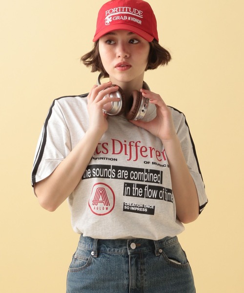 PBLIM(ページボーイリム)の「PBLIM/スリーブラインT(Tシャツ/カットソー・レディース・ブルー/グレー/グリーン・MEDIUM/LARGE)」の2枚目の写真