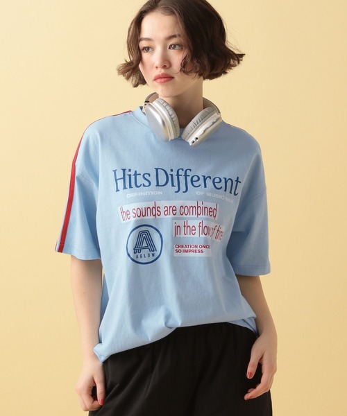 PBLIM(ページボーイリム)の「PBLIM/スリーブラインT(Tシャツ/カットソー・レディース・ブルー/グレー/グリーン・MEDIUM/LARGE)」の1枚目の写真