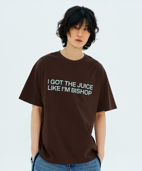 NASTY KICK(ナスティーキック)の「A'GEM/9 × .kom 『NASTY KICK/ナスティー キック』 Bishop Tee/ビショップ 半袖Tシャツ(Tシャツ/カットソー・メンズ・ホワイト/ブラウン/ブラック・L)」の3枚目の写真