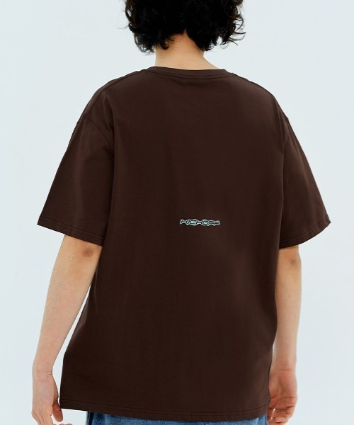 NASTY KICK(ナスティーキック)の「A'GEM/9 × .kom 『NASTY KICK/ナスティー キック』 Bishop Tee/ビショップ 半袖Tシャツ(Tシャツ/カットソー・メンズ・ホワイト/ブラウン/ブラック・L)」の8枚目の写真