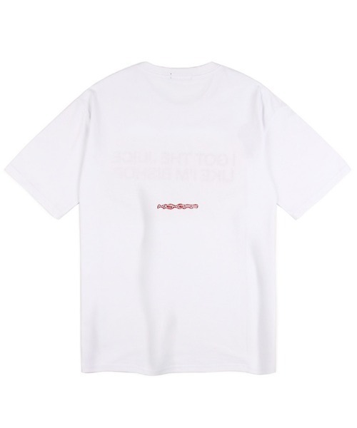 NASTY KICK(ナスティーキック)の「A'GEM/9 × .kom 『NASTY KICK/ナスティー キック』 Bishop Tee/ビショップ 半袖Tシャツ(Tシャツ/カットソー・メンズ・ホワイト/ブラウン/ブラック・L)」の12枚目の写真