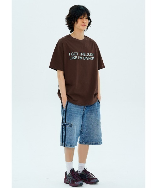 NASTY KICK(ナスティーキック)の「A'GEM/9 × .kom 『NASTY KICK/ナスティー キック』 Bishop Tee/ビショップ 半袖Tシャツ(Tシャツ/カットソー・メンズ・ホワイト/ブラウン/ブラック・L)」の9枚目の写真
