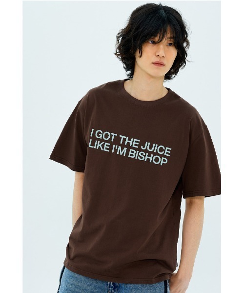 NASTY KICK(ナスティーキック)の「A'GEM/9 × .kom 『NASTY KICK/ナスティー キック』 Bishop Tee/ビショップ 半袖Tシャツ(Tシャツ/カットソー・メンズ・ホワイト/ブラウン/ブラック・L)」の7枚目の写真
