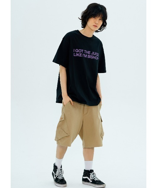 NASTY KICK(ナスティーキック)の「A'GEM/9 × .kom 『NASTY KICK/ナスティー キック』 Bishop Tee/ビショップ 半袖Tシャツ(Tシャツ/カットソー・メンズ・ホワイト/ブラウン/ブラック・L)」の5枚目の写真
