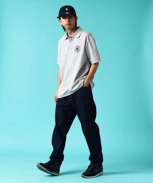 CONVERSE(コンバース)の「【CONVERSE/コンバース】サガラパッチ アムンゼンダンボール 半袖 ポロシャツ(クイックドライ)(ポロシャツ・メンズ・ホワイト/グレー/ブラック/ブルーグリーン・M/L/LL)」の8枚目の写真