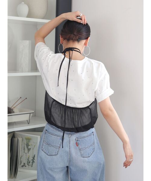 Ungrid（アングリッド）の「メタリックビスチェ（キャミソール・レディース・シルバー/ブラック・FREE）」の11枚目の写真