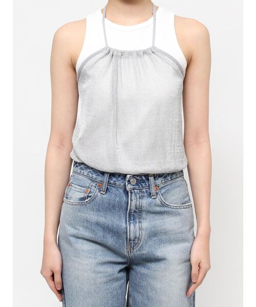 Ungrid（アングリッド）の「メタリックビスチェ（キャミソール・レディース・シルバー/ブラック・FREE）」の14枚目の写真