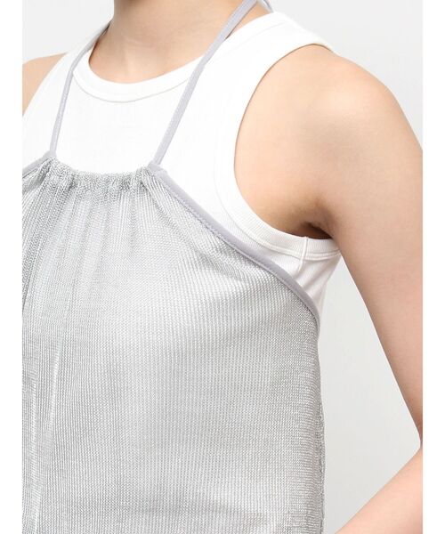 Ungrid（アングリッド）の「メタリックビスチェ（キャミソール・レディース・シルバー/ブラック・FREE）」の18枚目の写真