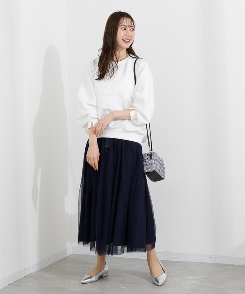 KATHARINE ROSS（キャサリンロス）の「【KATHARINE ROSS】WEB限定 ポップコーンミニショルダー（ショルダーバッグ・レディース・ブラック/アイボリー・MEDIUM）」の4枚目の写真