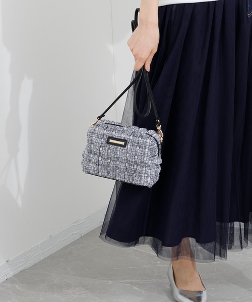 KATHARINE ROSS（キャサリンロス）の「【KATHARINE ROSS】WEB限定 ポップコーンミニショルダー（ショルダーバッグ・レディース・ブラック/アイボリー・MEDIUM）」の19枚目の写真