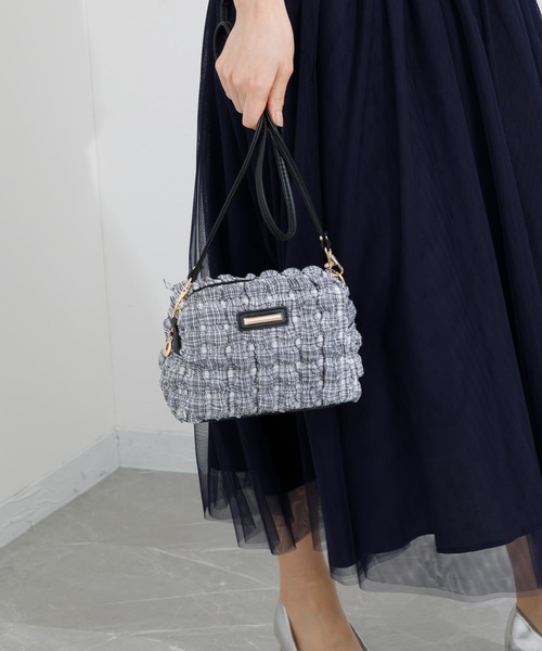 KATHARINE ROSS（キャサリンロス）の「【KATHARINE ROSS】WEB限定 ポップコーンミニショルダー（ショルダーバッグ・レディース・ブラック/アイボリー・MEDIUM）」の20枚目の写真