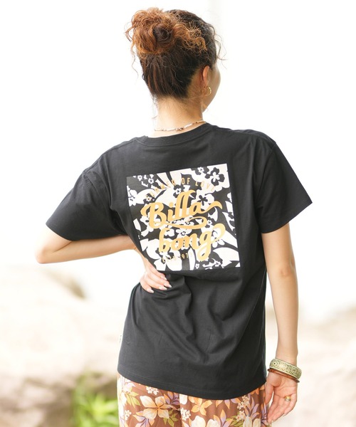 BILLABONG（ビラボン）の「BILLABONG/ビラボン Tシャツ 半袖 スクエアロゴ バックプリント ボーイフィット BE01C-203（Tシャツ/カットソー・レディース・ブラック系その他/ホワイト系その他/ホワイト系その他2・L/M）」の20枚目の写真