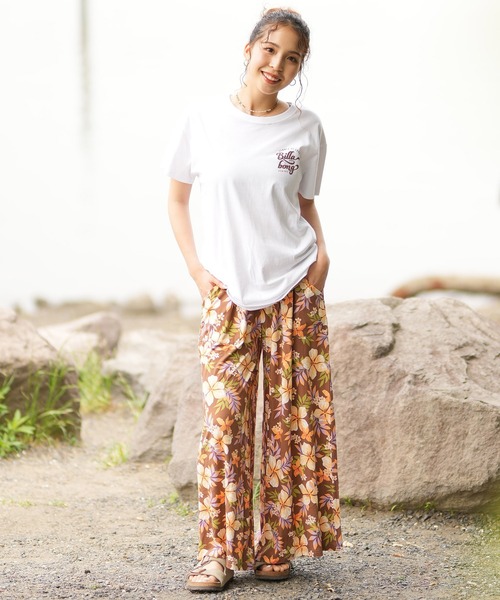 BILLABONG（ビラボン）の「BILLABONG/ビラボン Tシャツ 半袖 スクエアロゴ バックプリント ボーイフィット BE01C-203（Tシャツ/カットソー・レディース・ブラック系その他/ホワイト系その他/ホワイト系その他2・L/M）」の5枚目の写真