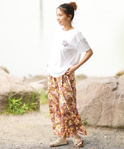 BILLABONG（ビラボン）の「BILLABONG/ビラボン Tシャツ 半袖 スクエアロゴ バックプリント ボーイフィット BE01C-203（Tシャツ/カットソー・レディース・ブラック系その他/ホワイト系その他/ホワイト系その他2・L/M）」の6枚目の写真