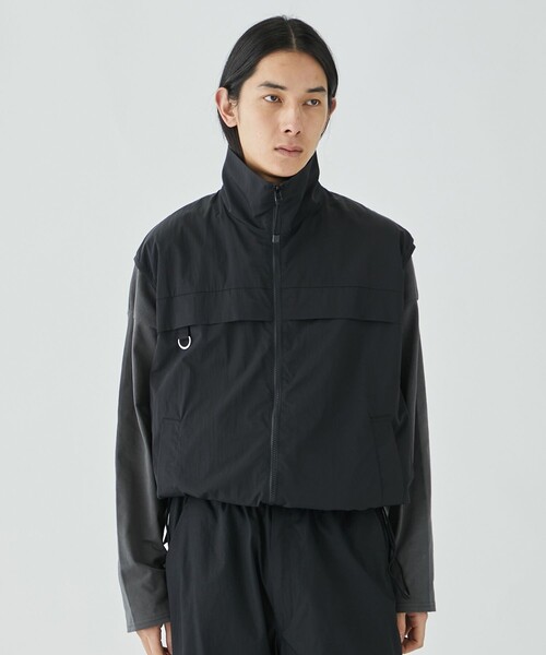 BASICKS(ベイシックス)の「【BASICKS/ベイシックス】Limonta Nylon Vest(ベスト・メンズ・ブラック・S/M)」の5枚目の写真