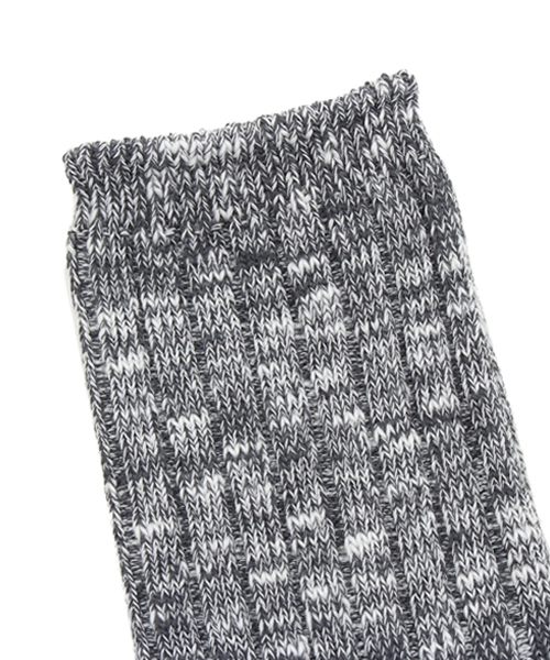 MOUSSY（マウジー）の「RIB SOCKS（ソックス/靴下・レディース・ベージュ系その他/グレー系その他・FREE）」の3枚目の写真