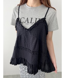 PHILLY | 【PHILLY】コットンレースフリルキャミ(キャミソール)