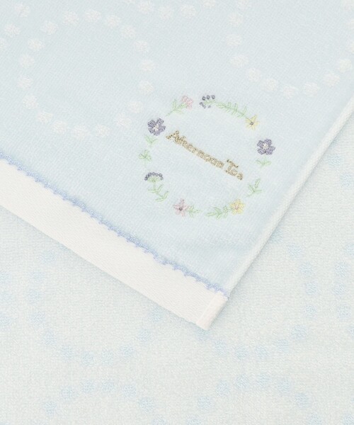 Afternoon Tea（アフタヌーンティー）の「小花刺繍バスタオル（タオル・レディース・ブルー/ピンク/アイボリー・ONE SIZE）」の5枚目の写真
