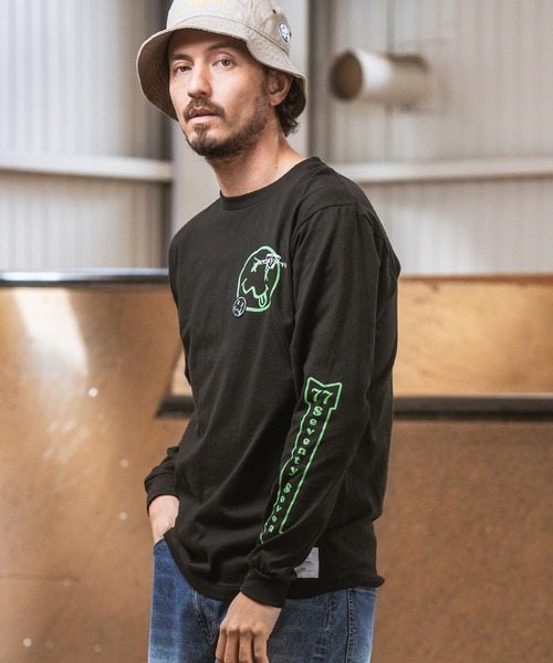 mlt4664- middle onz L-S t-shirts (basic logo) カットソー（Tシャツ/カットソー）｜seventy seven（セブンティセブン） 8,217円