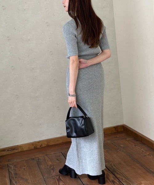 Per sist ence（パーシエンス）の「ラメリブ前後2WAYタイトスカート（スカート・レディース・アイボリー/ブラック/グレー/レッド・FREE）」の20枚目の写真