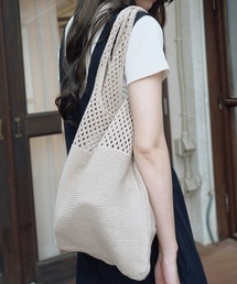 メッシュニット トートバッグ