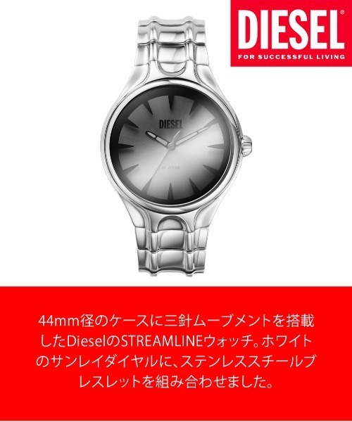 セール】ディーゼル 腕時計 メンズ アナログ ステンレス DZ2205