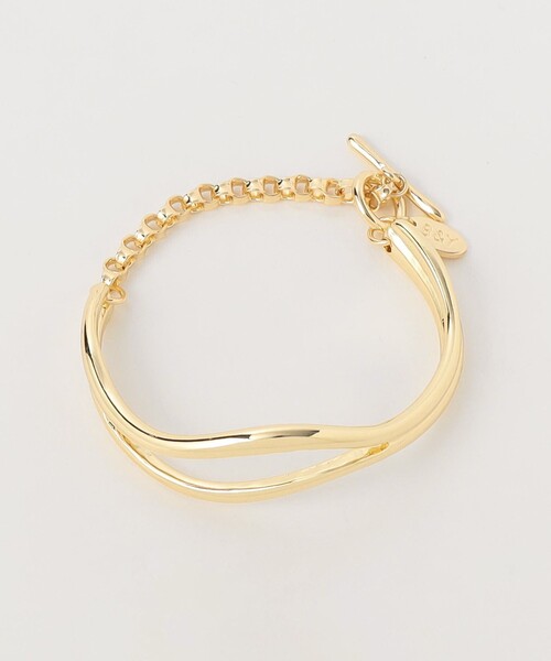 BEAUTY&YOUTH UNITED ARROWS（ビューティーアンドユースユナイテッドアローズ）の「メタル チェーン バングル/ブレスレット（ブレスレット・レディース・シルバー/ゴールド・FREE）」の9枚目の写真