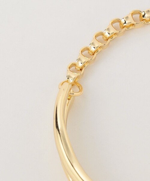 BEAUTY&YOUTH UNITED ARROWS（ビューティーアンドユースユナイテッドアローズ）の「メタル チェーン バングル/ブレスレット（ブレスレット・レディース・シルバー/ゴールド・FREE）」の7枚目の写真