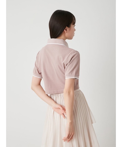 SNIDEL（スナイデル）の「ポロシャツ（ポロシャツ・レディース・オフホワイト/ピンクベージュ・0）」の22枚目の写真