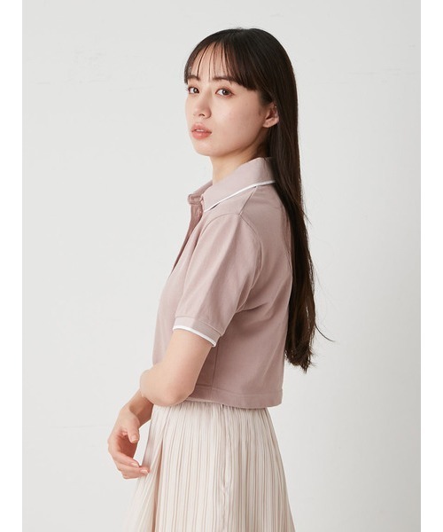 SNIDEL（スナイデル）の「ポロシャツ（ポロシャツ・レディース・オフホワイト/ピンクベージュ・0）」の21枚目の写真