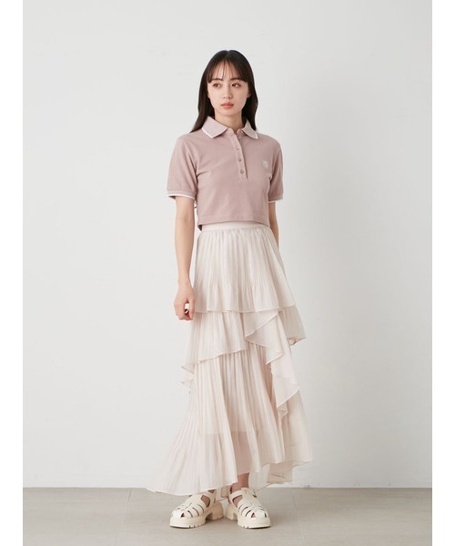 SNIDEL（スナイデル）の「ポロシャツ（ポロシャツ・レディース・オフホワイト/ピンクベージュ・0）」の16枚目の写真