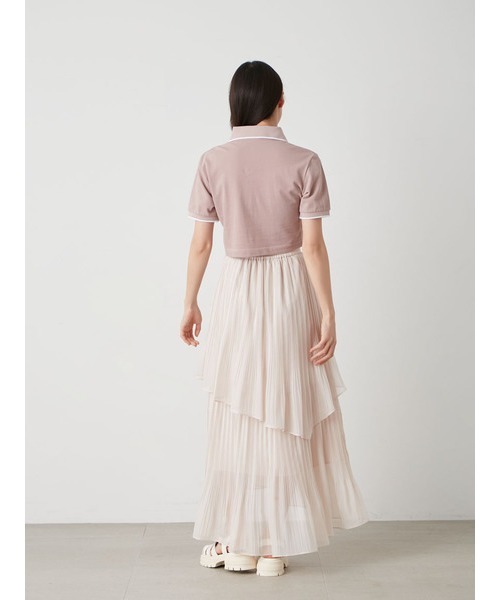 SNIDEL（スナイデル）の「ポロシャツ（ポロシャツ・レディース・オフホワイト/ピンクベージュ・0）」の15枚目の写真