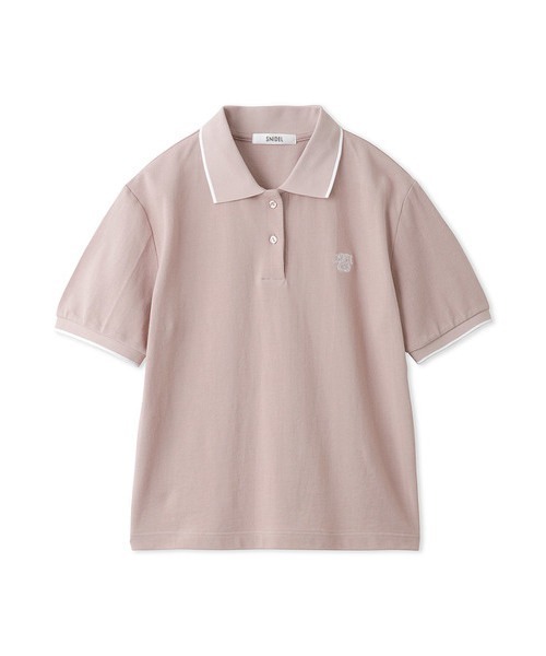 SNIDEL（スナイデル）の「ポロシャツ（ポロシャツ・レディース・オフホワイト/ピンクベージュ・0）」の13枚目の写真