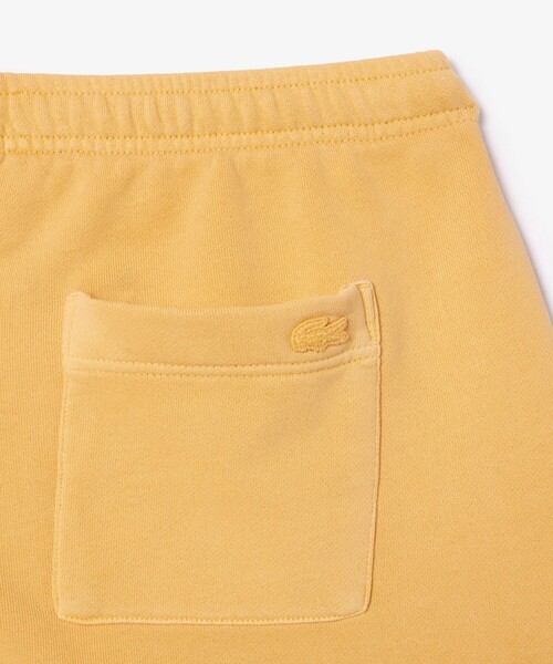 LACOSTE（ラコステ）の「コンパクトスウェットショートパンツ（スウェットパンツ・レディース・イエロー/ピンク・36/38）」の5枚目の写真