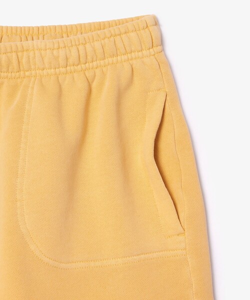 LACOSTE（ラコステ）の「コンパクトスウェットショートパンツ（スウェットパンツ・レディース・イエロー/ピンク・36/38）」の6枚目の写真