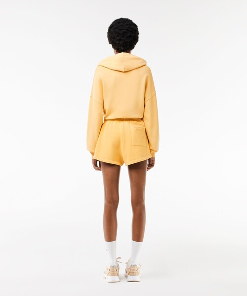 LACOSTE（ラコステ）の「コンパクトスウェットショートパンツ（スウェットパンツ・レディース・イエロー/ピンク・36/38）」の9枚目の写真