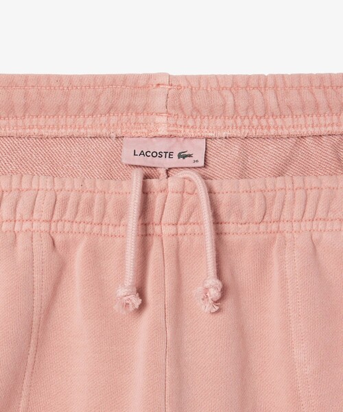 LACOSTE（ラコステ）の「コンパクトスウェットショートパンツ（スウェットパンツ・レディース・イエロー/ピンク・36/38）」の11枚目の写真