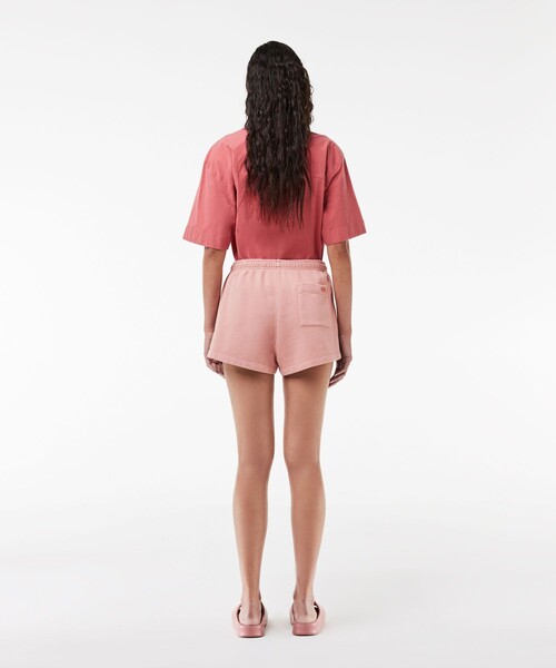 LACOSTE（ラコステ）の「コンパクトスウェットショートパンツ（スウェットパンツ・レディース・イエロー/ピンク・36/38）」の16枚目の写真