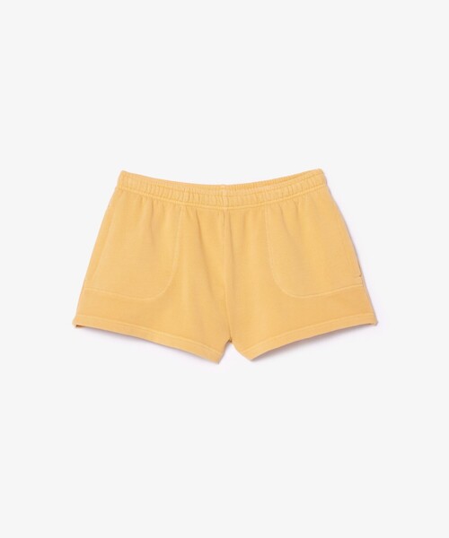 LACOSTE（ラコステ）の「コンパクトスウェットショートパンツ（スウェットパンツ・レディース・イエロー/ピンク・36/38）」の3枚目の写真