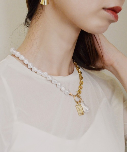 styiro(スタイロ)の「メタル×パールビーズトイネックレス(ネックレス・レディース・ゴールド/シルバー/シルバー系2/ゴールド系3/シルバー系3/ゴールド系2/シルバー系4/ゴールド系4・FREE)」の21枚目の写真